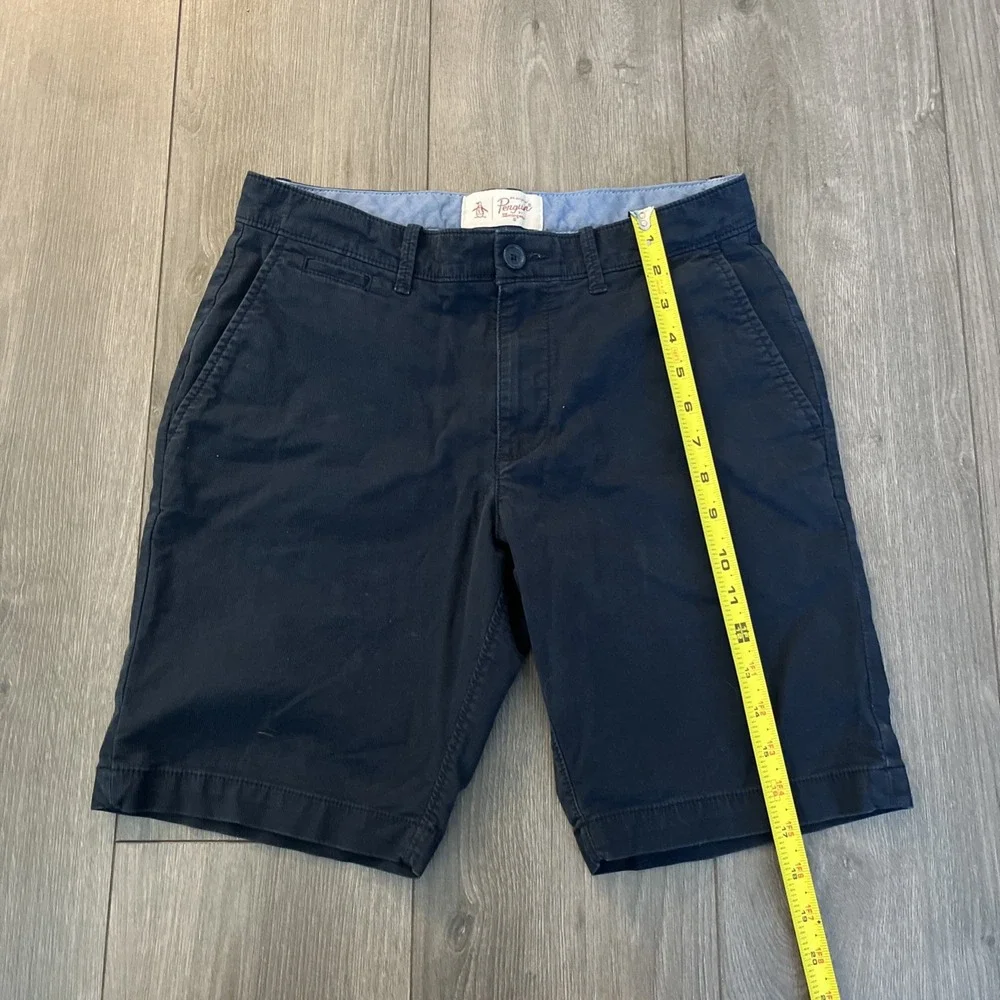 Penguin by Munsingwear Mens Sz 29 Chino Shorts Dark Blue